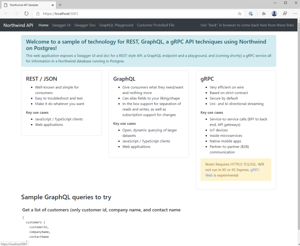 Comparing OpenAPI / Swagger, GraphQL, and gRPC
